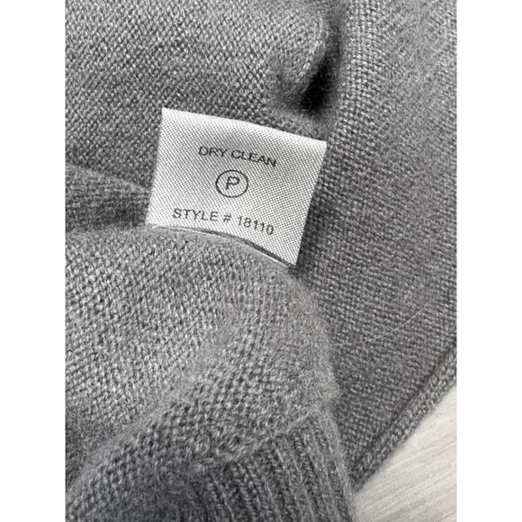 Naadam Sweater Gray Cashmere Cardigan Knit Lagenlook Open Front Long sz S / 6 - Picture 8 of 16